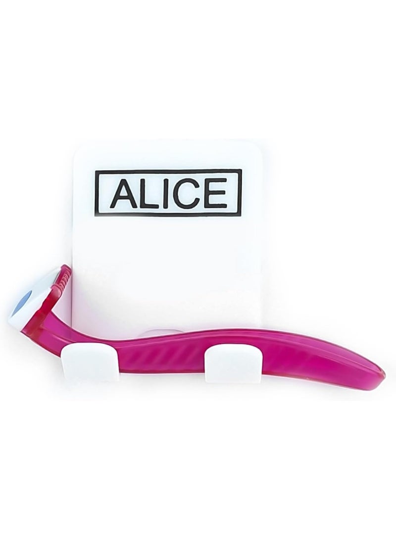 أليس مجموعة من 3 شفرات حلاقة، للعناية بالوجه والجسم، للنساء، تأتي مع حامل وشفرتين للحامل - Image 4